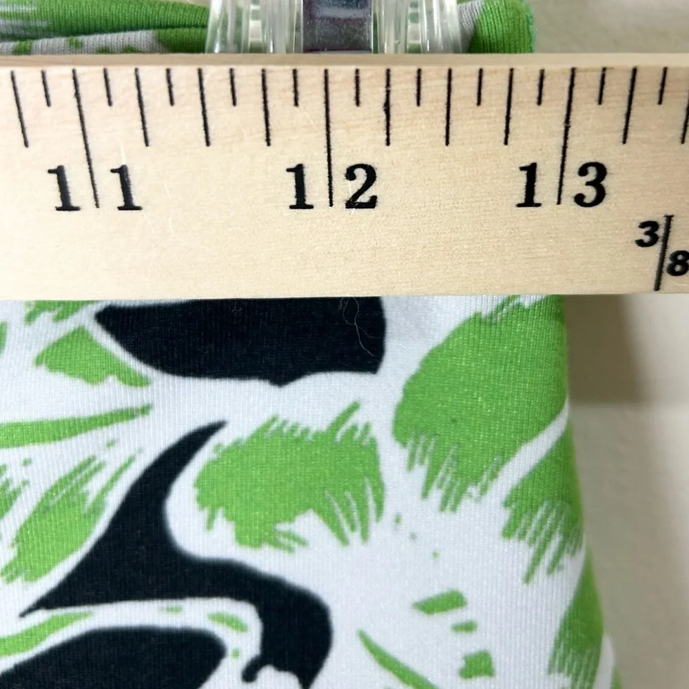 ALO Yoga Leggings Women's M High‎ Waist Capri Green Palm Springs Athletic Gym